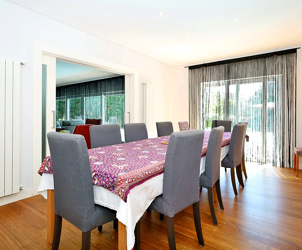 Sala de jantar com 20 m²